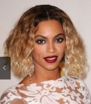 Beyonce omuz hizası kısa saç modelleri