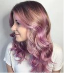 Lila ombre saç renkleri 2018