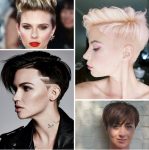 Sıradışı pixie saç modelleri ve 2018 renkleri